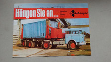 Werbe-Prospekt " Sattelauflieger zum Containertransport "Fahrzeugwerk Werdau,IFA
