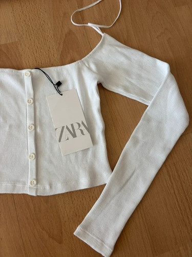 Zara oberteil schmaler - oberteil,