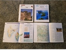 100 Sammelkarten der Welt  Erde f. Ringordner Atlas Verlag Stadt Landschaft Land