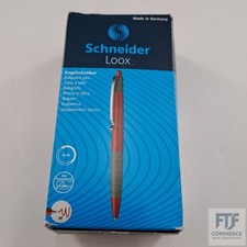 Schneider Loox Kugelschreiber (Schreibfarbe: rot, Strichstärke M, Druckmechanik,