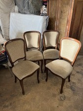 4 Vintage Esszimmerstühle Holzstühle