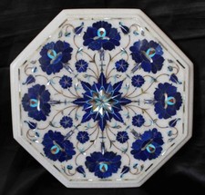 12 " Weißer Marmor Side Table