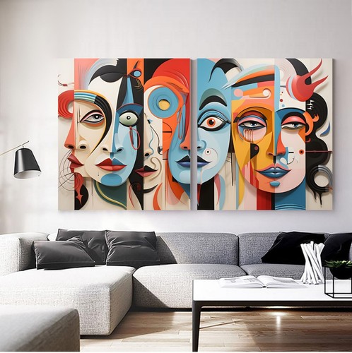 Leinwand bilder set - bilder-set, 200x95x5