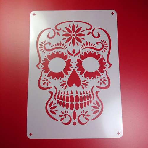 Schablone sugar skull dia - schablone,