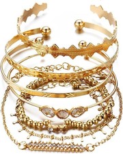 RAOPNHS 7 teiliges Gold