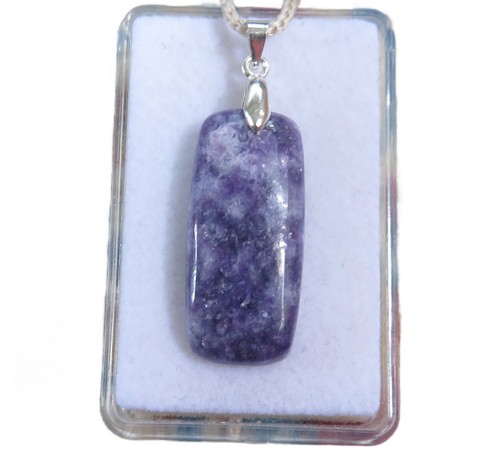 Lepidolith cabochon anhänger - lepidolith,