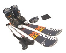 Ski FISCHER 155 cm, Skischuhe SALOMON Gr. 44, Skiset