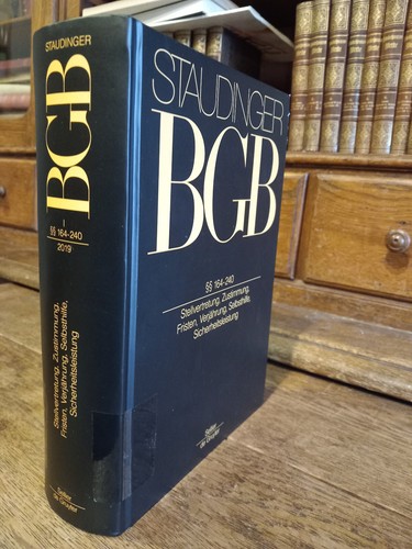 Staudinger bgb 164 - staudinger,
