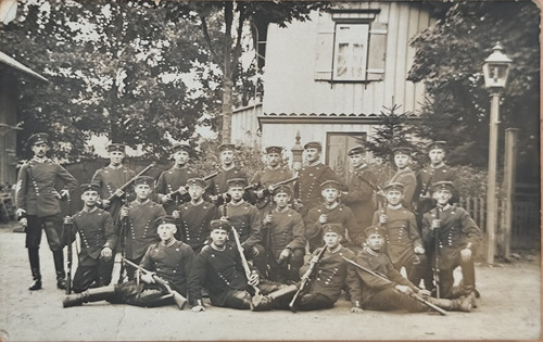 Soldaten ulm postkarte wk - soldaten, 1.wk