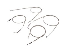 Bowdenzug set silber farben - bowdenzug-set,,
