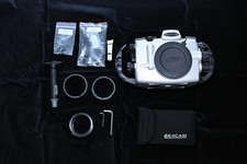 Seacam Silver Gehäuse für Nikon D500 inkl. Vakuumtest,Feuchtigkeitsmelder u.D500