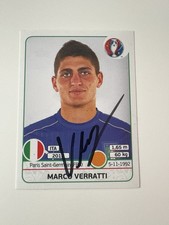 PANINI STICKER**NR.507**MARCO VERRATTI(ITA)**EURO 2016**SIGNIERT**AUTOGRAMM