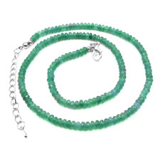 Zarte Smaragd Halskette Kette