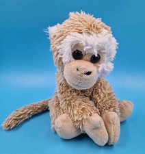 Nature Planet Affe Äffchen mit Klett Sitzend Save The Orangutan 17 cm Stofftier