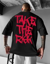 Take the Risk Herren Oversize Shirt Streetwear Fashion Mode Lifestyle Baumwolle