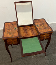 Schminktisch, Poudreuse, ca. 1880, Frankreich,Rosenholz+Mahagoni