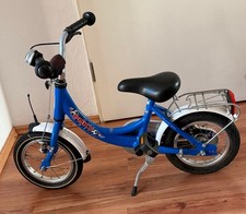 Puky Kinderfahrrad 12 Zoll Blau mit Fußballmotiv 