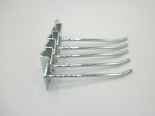 Haken/Warenträger verchromt für Lamellenwand/Panellenwand,12cm,Neuwertig