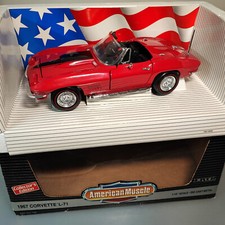 Chevrolet Corvette Cabrio L-71 Red  1/18   Ertl American Muscle   Modellauto