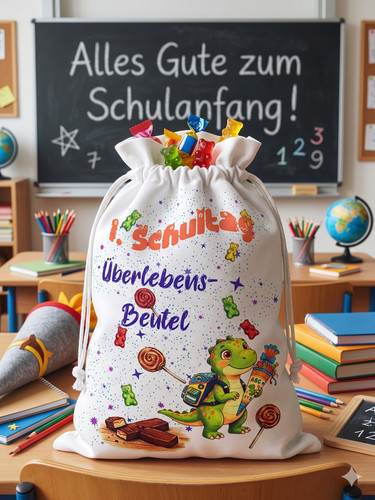 Schultag überlebensbeutel - schultag,