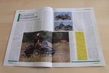 Motorradfahrer 11/1991 Yamaha YV 535 Watsonian-Gespann im Fahrbericht auf 2 Seit