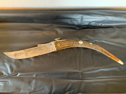 Antikes klappbares jagdmesser - klappbares,