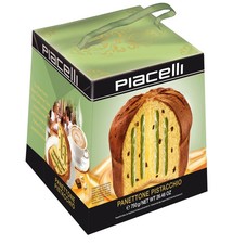 Hefekuchen Panettone Choco Chips und Pistazie 750g - Pistaziencremefüllung