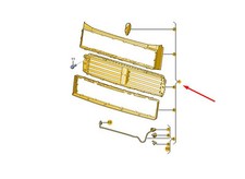 Audi A4 B9 Frischluftklappe