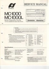 SANSUI - MC-1000 L - Service Manual English for Cassette Deck - H-5284