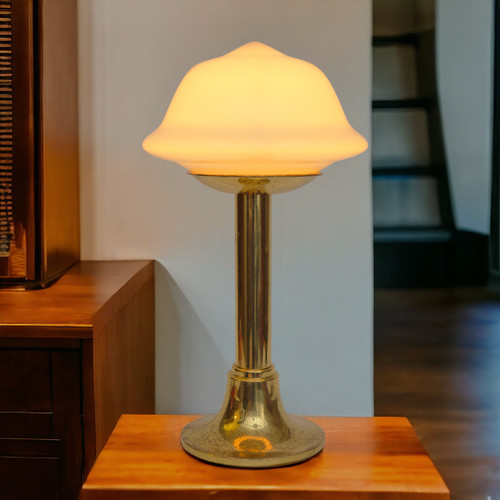 Art deco design messinglampe - design,