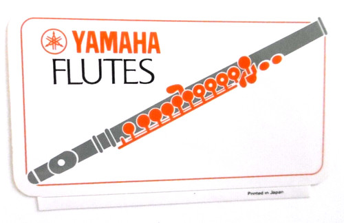 Werbe aufkleber yamaha flutes - werbe-aufkleber,