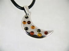 Bernstein Anhänger Mund