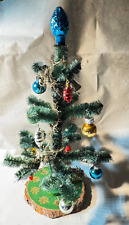 Weihnachtsbaum Christbaum Miniatur Gablonz Puppenstube Glas Tinsel 22cm Nr.3