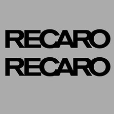 Recaro paar aufkleber - recaro, x2