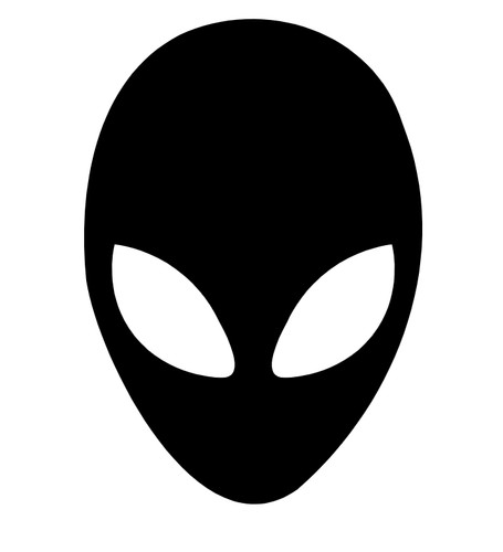 Autoaufkleber alien 15x11cm - autoaufkleber,