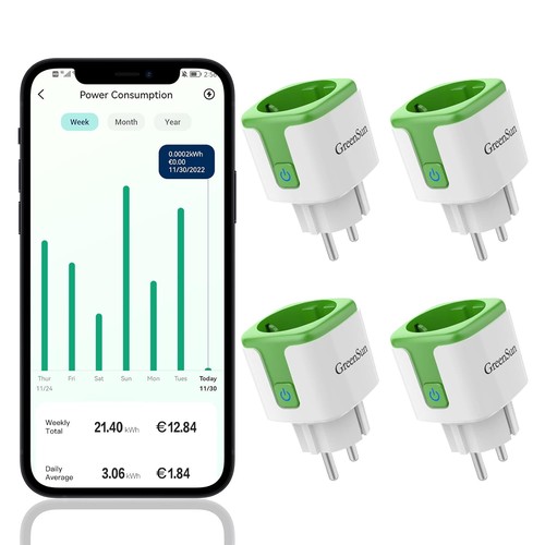 Greensun 4stk wifi smart - 1/2/4stk.,