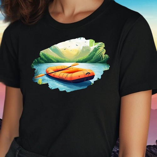 Shirt frauen rafting boot - t-shirt,