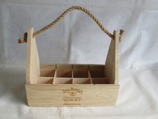 Jack Daniels Tennessee Honey Flaschenträger in Holz  siehe auch Fotos