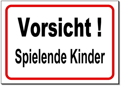 Vorsicht-spielende-Kinder-Schi
