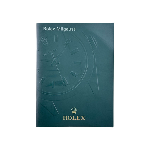 Rolex milgauss handbuch - rolex,