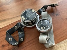 NVA Kampfschwimmer Kompass und Tiefenmesser. Rarität Vintage Diver 