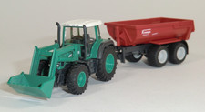 Wiking - Fendt Vario Favorit 711 "Schwarz Bau" + Krampe Halfpipe #25-SV1379/K14