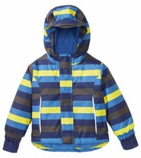 Lupilu Schneejacke Winterjacke Jacke Jungen Blau Streifen - Gr. 86/92