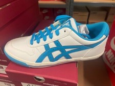 Women Asics Onitsuka Tiger Aaron GS White/Ocean Blue Neu Gr:40 C3A4Y Freizeit