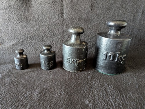 Antike eichgewichte set - antike,