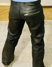 fette -Herren- LEDERJEANS /