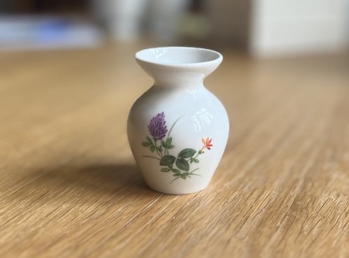 Meissen porzellan miniaturvase - meissen,