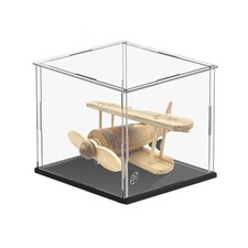 Vitrine aus transparentem