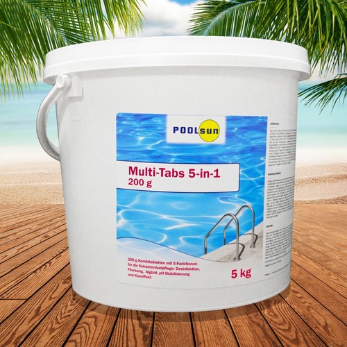 Poolsun multitabs 1 chlor - in,