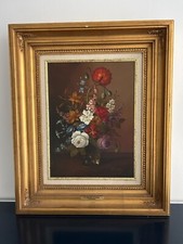 Oskar F Knapp - 1914-1987 - Blumenstillleben, signiert